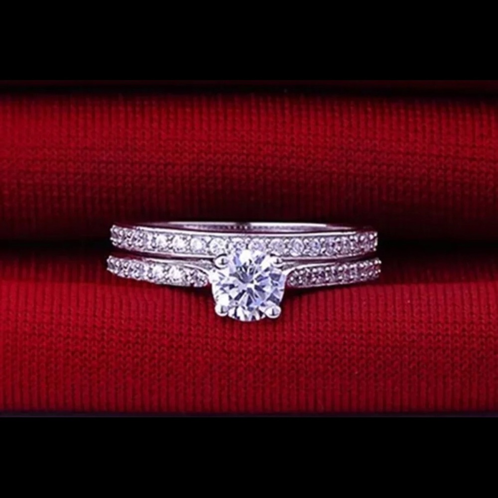 Wedding Rings 925 Sterling Silver Size 7